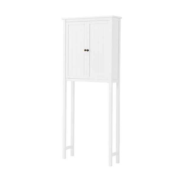 Alaterre Furniture Dover Over Toilet Hutch with 2 Doors ANDO71WH